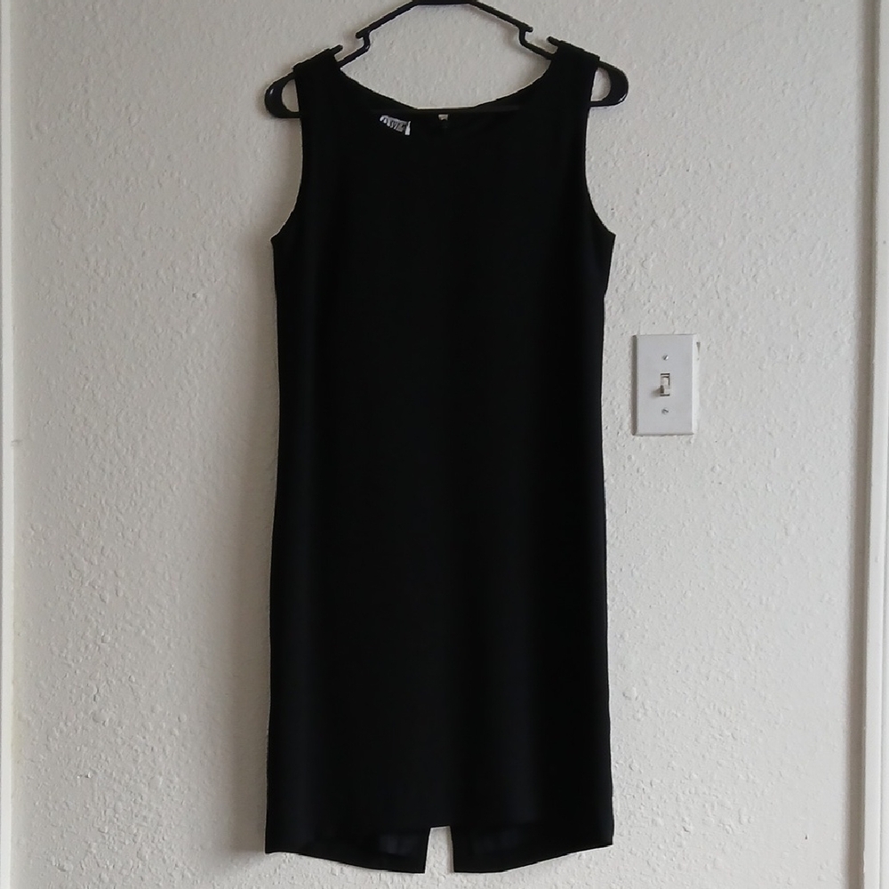 DW3 David Warren Vintage Black Sheath Dress Women 4